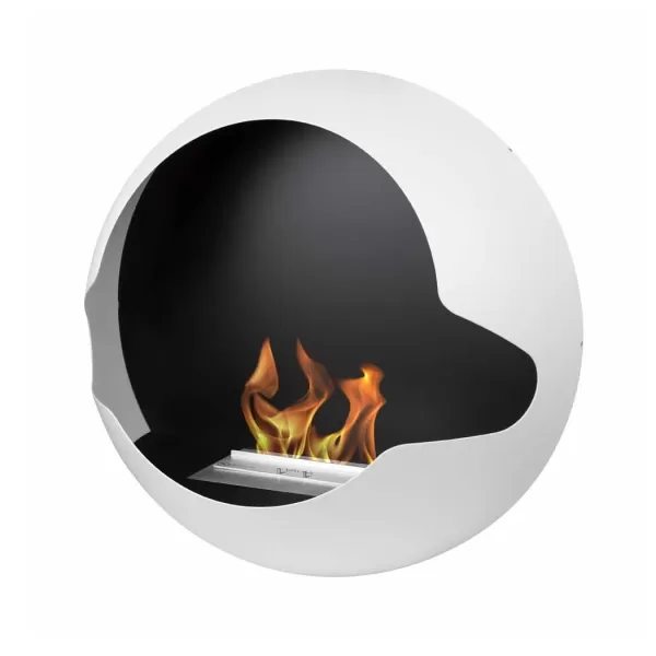 Vauni Cupola | Bioethanol Wandkamin White