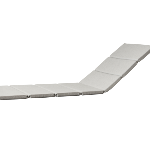 Cane-line Relax Kissen für Sonnenliege - Light Grey, 196x60x4 cm, bequem & robust, ideal für Outdoor, pflegeleicht & langlebig