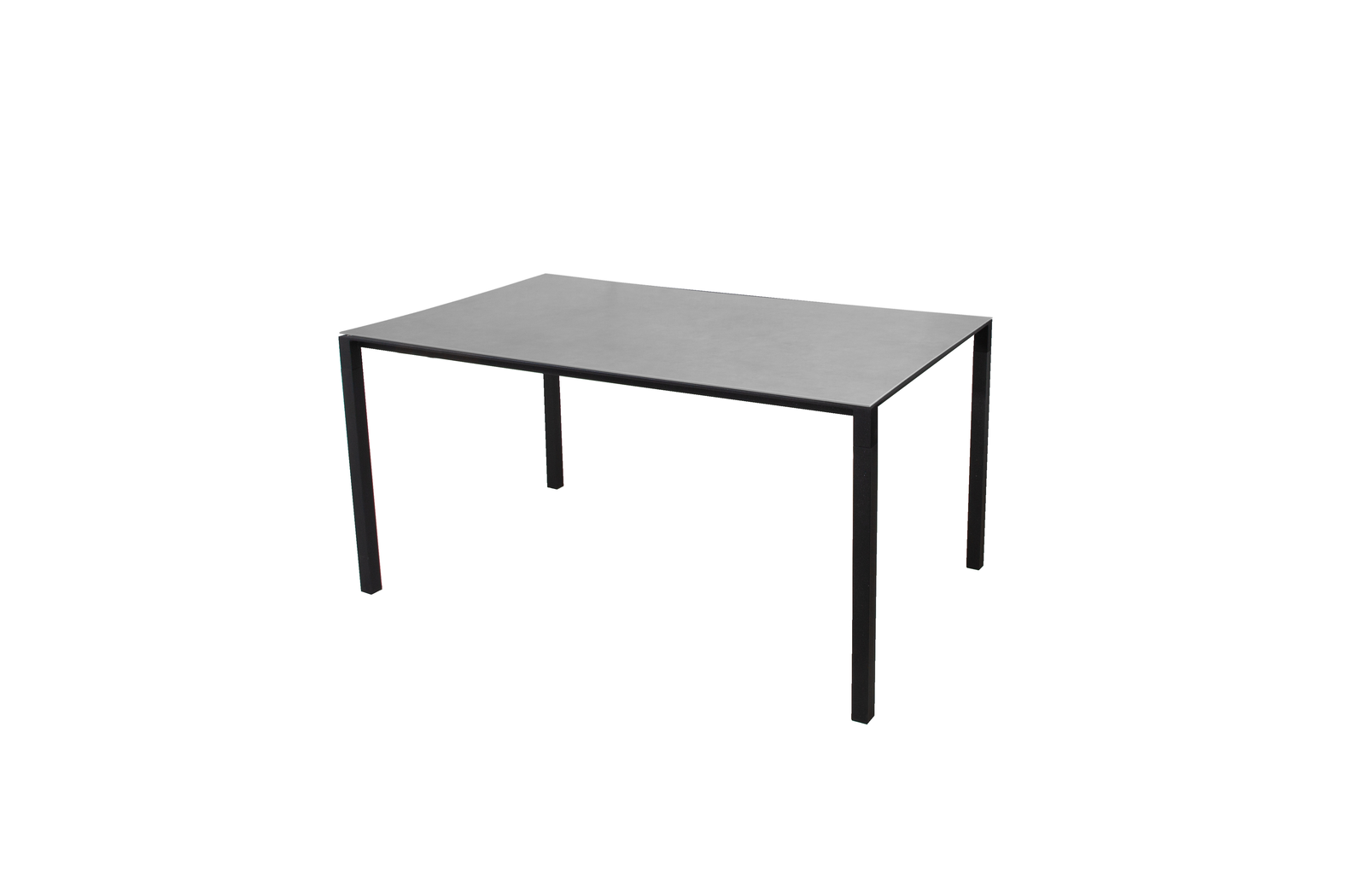 Cane-line Pure Esstisch 150x90 cm – Aluminiumrahmen, Keramikplatte, Lava Grey & Concrete Grey, UV-beständig, pflegeleicht für Outdoor Cane-line Pure Esstisch 150x90 cm – Aluminiumrahmen, Keramikplatte, Lava Grey & Concrete Grey, UV-beständig, pflegeleicht für Outdoor