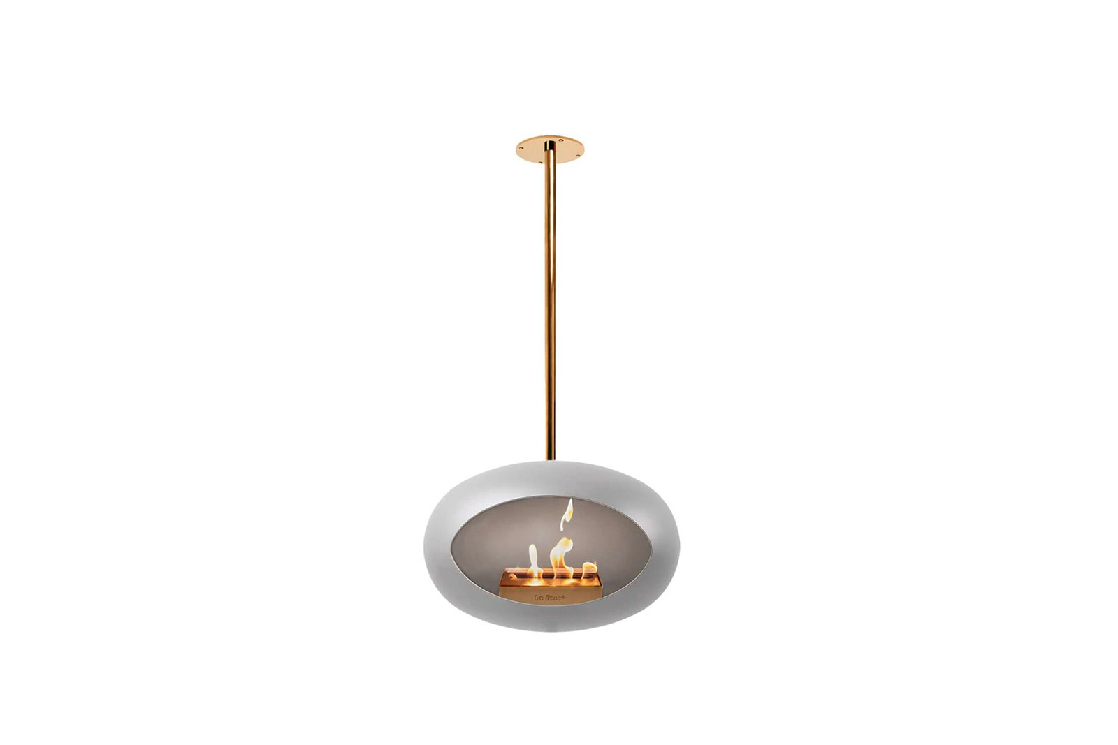 Le Feu Sky Nickel Bioethanol Kamin 50 cm Roségold, Deckenaufhängung, elegantes Design, rauchfrei, einfach zu montieren, sichere Nutzung Le Feu Sky Nickel Bioethanol Kamin 50 cm Roségold, Deckenaufhängung, elegantes Design, rauchfrei, einfach zu montieren, sichere Nutzung