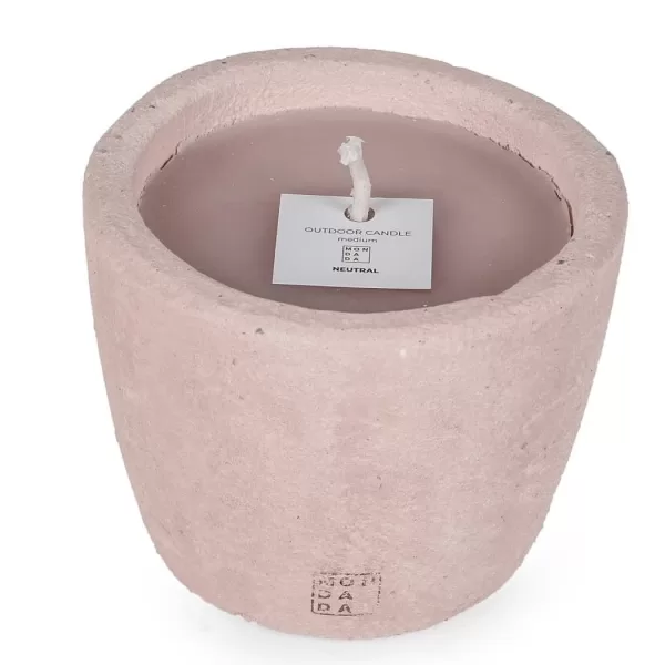 Mon Dada Urban Outdoor Kerze M Blush | Handgefertigt in Belgien | Neutraler Duft | Soja- und Kokoswachs | Stilvolles Geschenk im Jutebeutel Mon Dada Urban Outdoor Kerze M Blush | Handgefertigt in Belgien | Neutraler Duft | Soja- und Kokoswachs | Stilvolles Geschenk im Jutebeutel