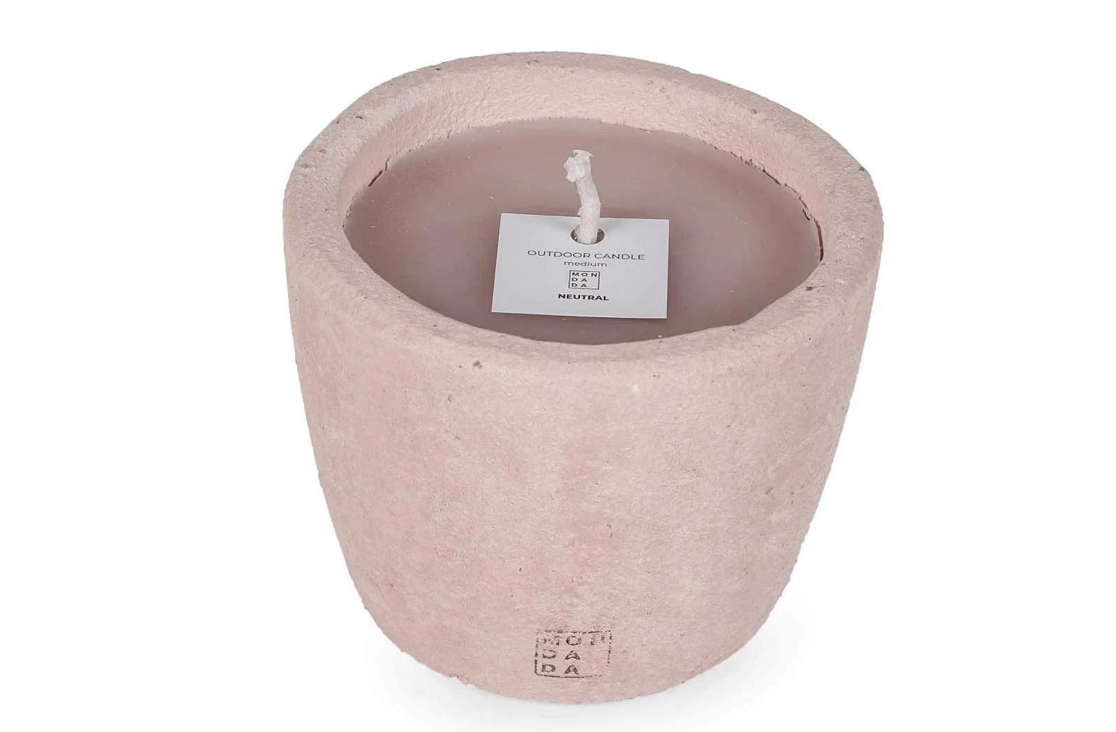 Mon Dada Urban Outdoor Kerze M Blush | Handgefertigt in Belgien | Neutraler Duft | Soja- und Kokoswachs | Stilvolles Geschenk im Jutebeutel Mon Dada Urban Outdoor Kerze M Blush | Handgefertigt in Belgien | Neutraler Duft | Soja- und Kokoswachs | Stilvolles Geschenk im Jutebeutel