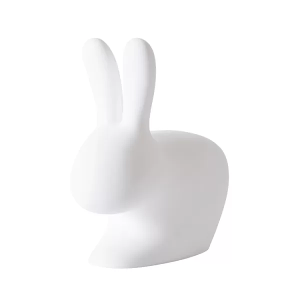 Qeeboo Rabbit Baby Chair - Weiß, Kaninchen-Design, für Kinder, Indoor & Outdoor, von Stefano Giovannoni, einzigartiger Sitz, lustig & funktional Qeeboo Rabbit Baby Chair - Weiß, Kaninchen-Design, für Kinder, Indoor & Outdoor, von Stefano Giovannoni, einzigartiger Sitz, lustig & funktional