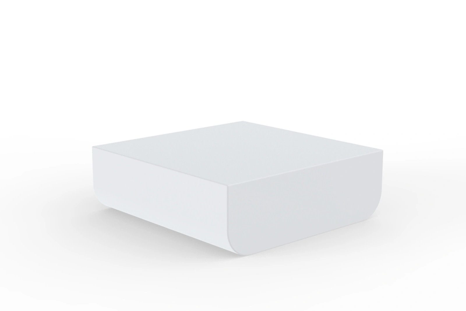 Vondom Ulm Couchtisch Weiß – Eleganter, wetterfester Designer-Tisch aus 100% recycelbarem Polyethylenharz für Innen- und Außenbereich Vondom Ulm Couchtisch Weiß – Eleganter, wetterfester Designer-Tisch aus 100% recycelbarem Polyethylenharz für Innen- und Außenbereich