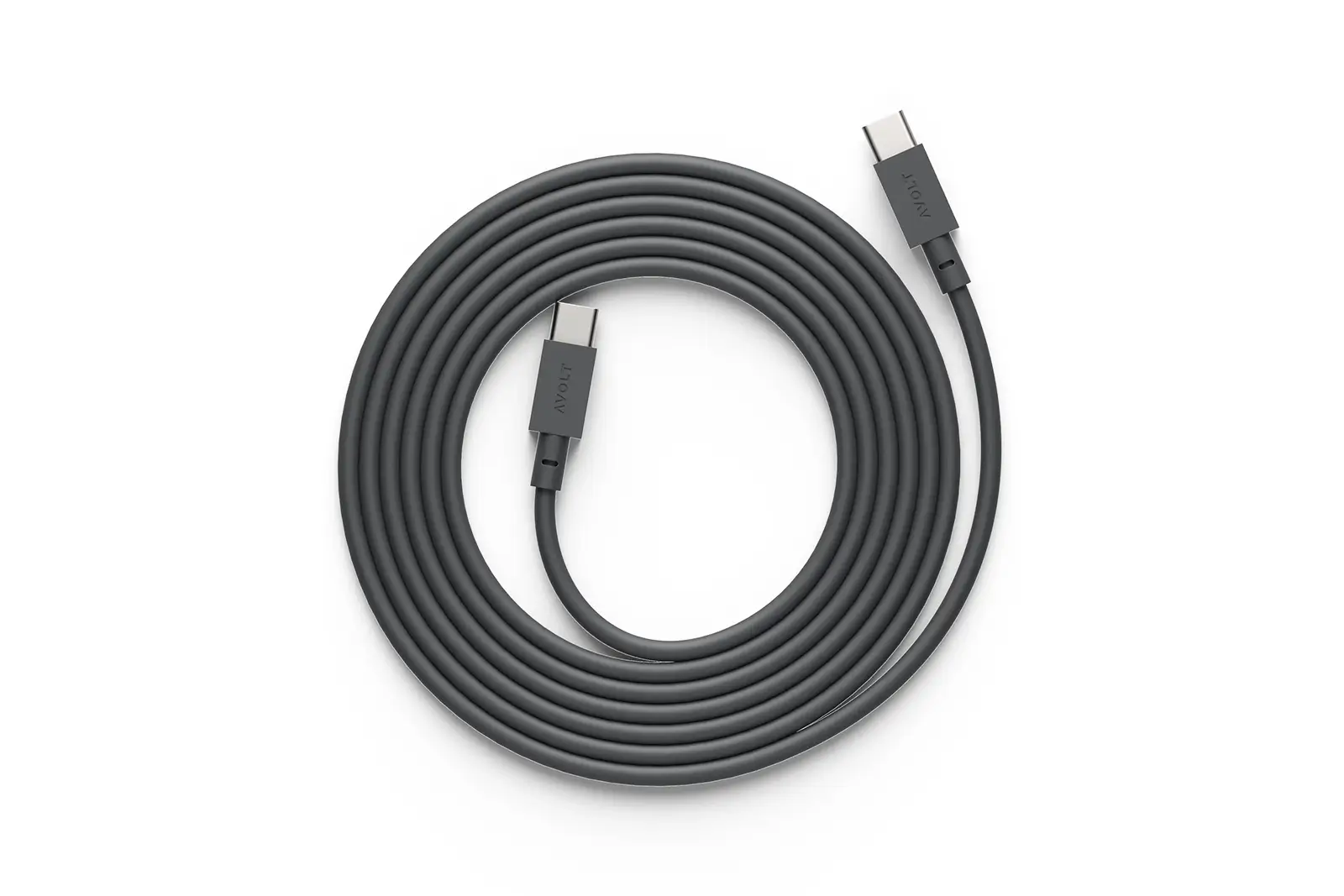 Avolt USB-C Ladekabel "Cable 1" 2m, 60W Schnellladung, flexibel, langlebig, schwarz – ideal für Avolt Square 1 Adapter Avolt USB-C Ladekabel "Cable 1" 2m, 60W Schnellladung, flexibel, langlebig, schwarz – ideal für Avolt Square 1 Adapter