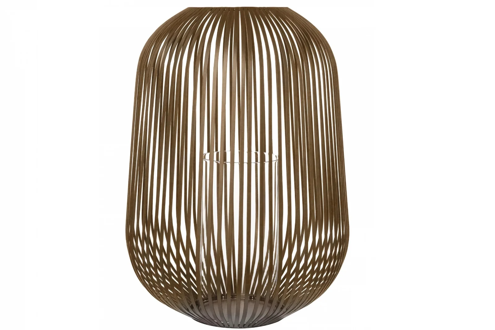 Blomus LITO Laterne L - Rusty Look, stilvolle Stahlstreben, innenliegender Glaszylinder, für drinnen & draußen, zeitloses Design Blomus LITO Laterne L - Rusty Look, stilvolle Stahlstreben, innenliegender Glaszylinder, für drinnen & draußen, zeitloses Design