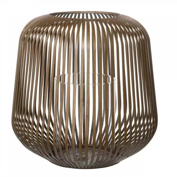 Blomus LITO Laterne M - Rusty Look, stilvolles Design, ästhetisches Lichtspiel für Innen & Außen, robust und vielseitig, elegante Stimmung Blomus LITO Laterne M - Rusty Look, stilvolles Design, ästhetisches Lichtspiel für Innen & Außen, robust und vielseitig, elegante Stimmung