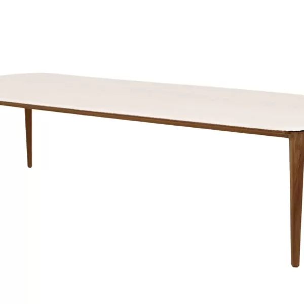 Cane-line Aspect Esstisch 280x100 cm – Teakholzgestell & Travertine Keramikplatte, wetterfest, robust & modern für Gartenmöbel Cane-line Aspect Esstisch 280x100 cm – Teakholzgestell & Travertine Keramikplatte, wetterfest, robust & modern für Gartenmöbel