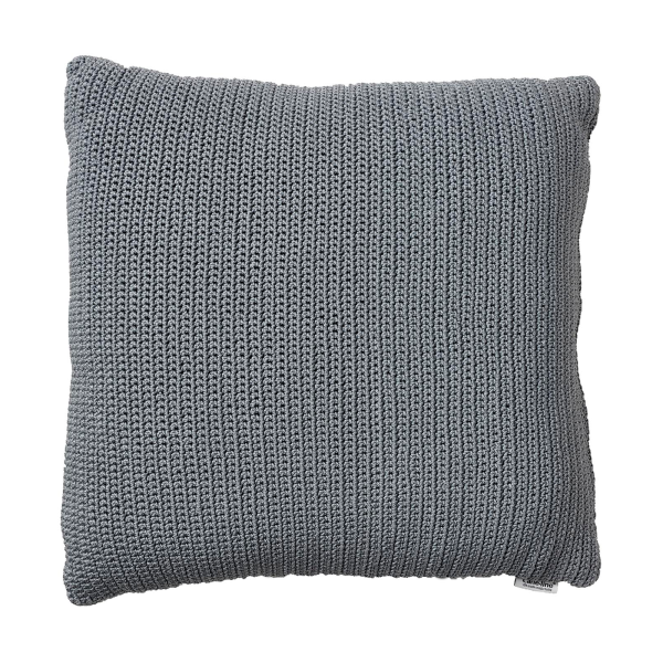 Cane-line Divine Zierkissen 50x50 cm - Grau, UV-beständig, antibakteriell, für Innen & Außen, waschbar bei 30°C, modernes Design