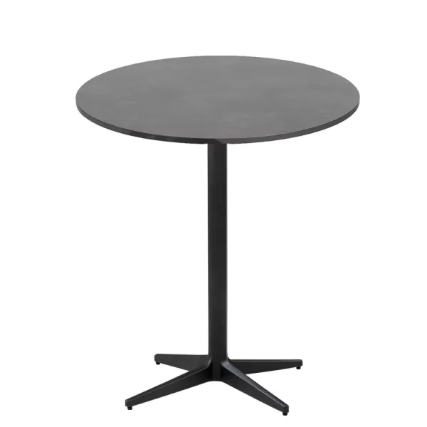 Cane-line Drop Bistrotisch Ø 70 cm - Lava Grey HPL, robustes Aluminiumgestell, ideal für Outdoor, 73 cm hoch, moderne und pflegeleichte Möbel Cane-line Drop Bistrotisch Ø 70 cm - Lava Grey HPL, robustes Aluminiumgestell, ideal für Outdoor, 73 cm hoch, moderne und pflegeleichte Möbel