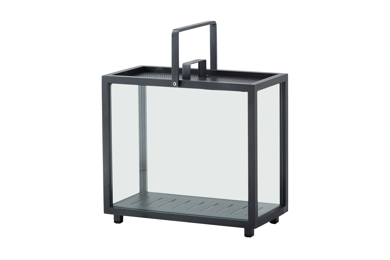 Cane-line Lighthouse Laterne rechteckig 42x46 cm in Lava Grey - Witterungsbeständig, Teakholz, Ideal für Terrasse & Innenräume Cane-line Lighthouse Laterne rechteckig 42x46 cm in Lava Grey - Witterungsbeständig, Teakholz, Ideal für Terrasse & Innenräume