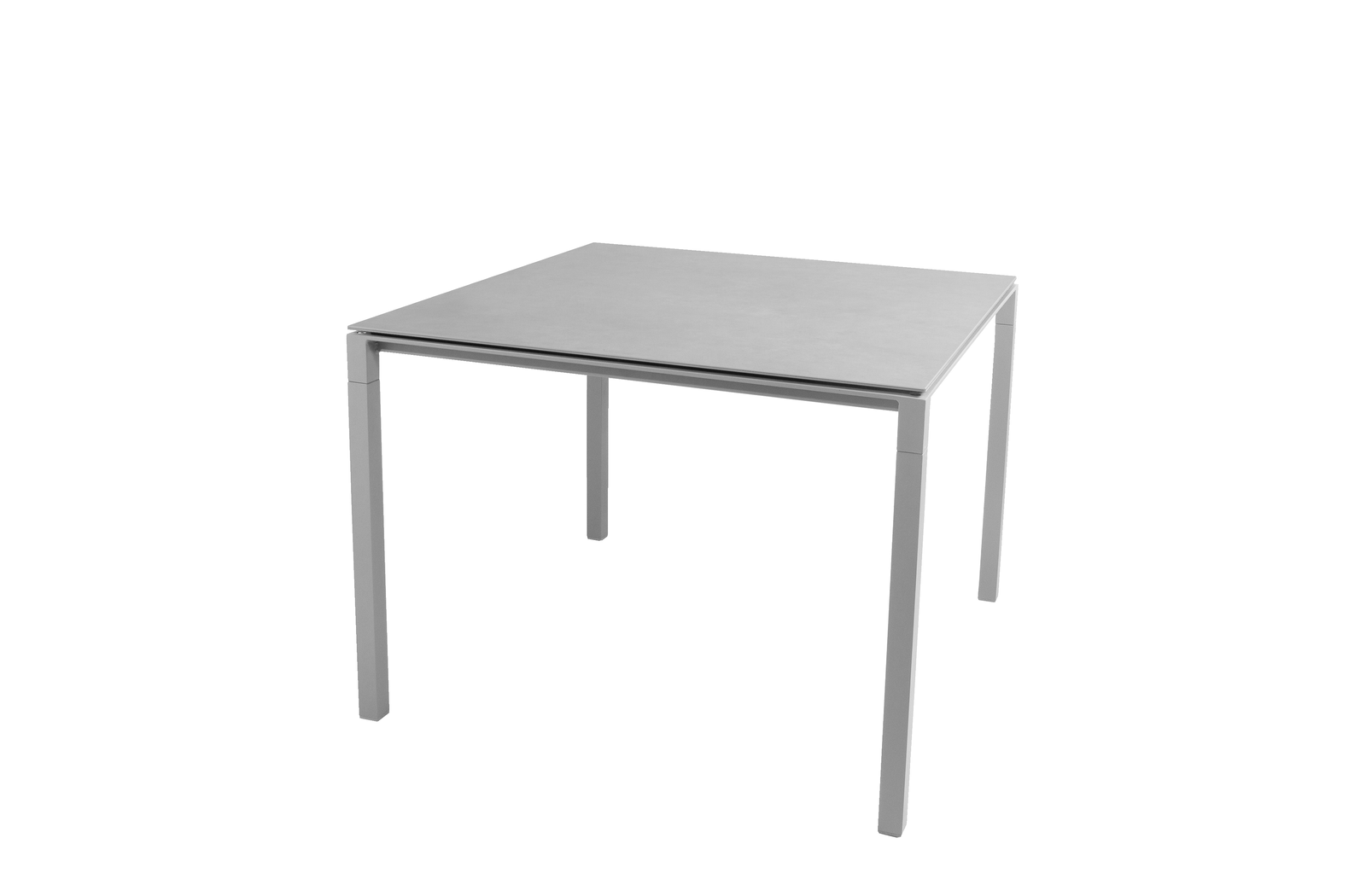 Cane-line Pure Esstisch 100x100 cm | Aluminium Gestell, Keramikplatte | Leichtgrau - Betongrau | Wetterfest, UV-beständig, Pflegeleicht Cane-line Pure Esstisch 100x100 cm | Aluminium Gestell, Keramikplatte | Leichtgrau - Betongrau | Wetterfest, UV-beständig, Pflegeleicht