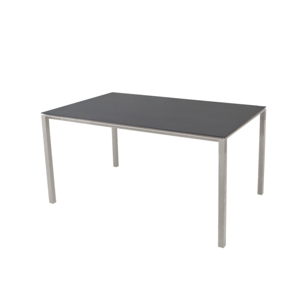 Cane-line Pure Esstisch 150x90 cm aus Aluminium mit Keramikplatte – Taupe, modern & wetterfest, ideal für Außenbereiche Cane-line Pure Esstisch 150x90 cm aus Aluminium mit Keramikplatte – Taupe, modern & wetterfest, ideal für Außenbereiche