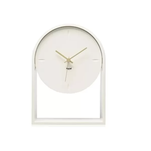 Kartell Air Du Temps Standuhr Weiß - Elegante Tischuhr mit luftiger Form, zeitloses Design für Wohnzimmer, Büro & Schlafzimmer Kartell Air Du Temps Standuhr Weiß - Elegante Tischuhr mit luftiger Form, zeitloses Design für Wohnzimmer, Büro & Schlafzimmer