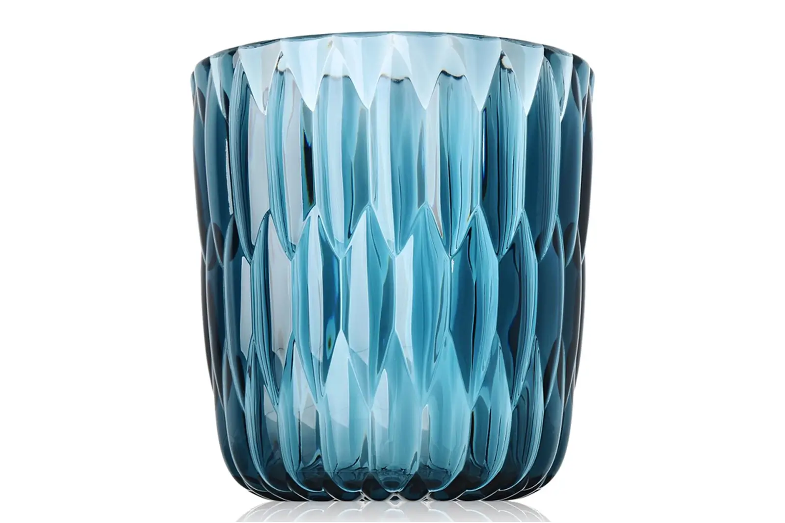 Kartell Jelly Vase Blau - Einzigartiges Design, Kunststoff mit geleeartiger Optik, Hochwertige Verarbeitung, Vielseitig einsetzbar Kartell Jelly Vase Blau - Einzigartiges Design, Kunststoff mit geleeartiger Optik, Hochwertige Verarbeitung, Vielseitig einsetzbar