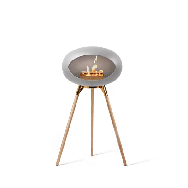 Le Feu Ground High Nickel Bioethanol Kamin aus soaptreated Eiche in Roségold – stilvoller Ethanol Kamin für modernes Wohndesign Le Feu Ground High Nickel Bioethanol Kamin aus soaptreated Eiche in Roségold – stilvoller Ethanol Kamin für modernes Wohndesign