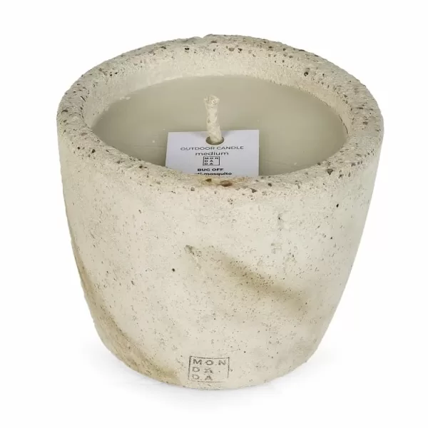 Mon Dada Urban Outdoor Kerze Ecru - Handgefertigt in Belgien, neutraler Duft, Soja- und Kokoswachs, ideal als Geschenk, inkl. Jutebeutel Mon Dada Urban Outdoor Kerze Ecru - Handgefertigt in Belgien, neutraler Duft, Soja- und Kokoswachs, ideal als Geschenk, inkl. Jutebeutel