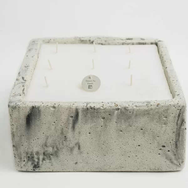 Mon Dada Urban Square Duftkerze - Handgefertigt in Belgien, Soja-Kokoswachs, erdige Noten, Geschenkbox, Grau, 200g Mon Dada Urban Square Duftkerze - Handgefertigt in Belgien, Soja-Kokoswachs, erdige Noten, Geschenkbox, Grau, 200g