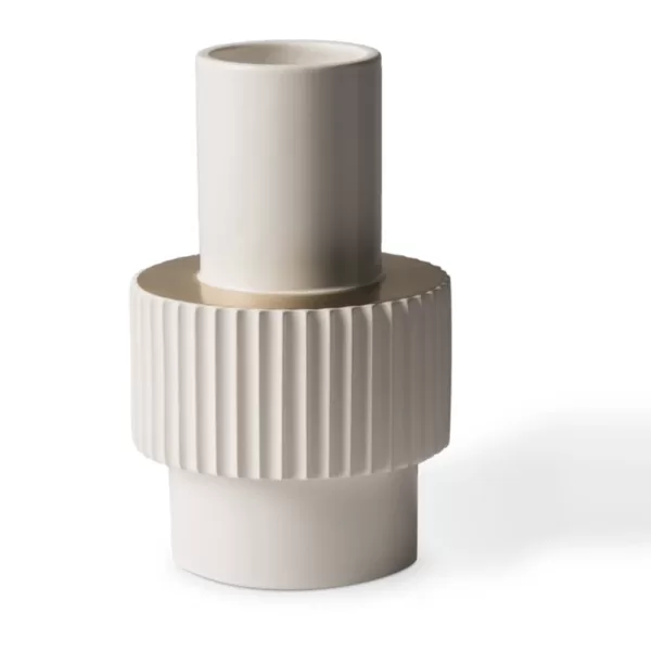 Pols Potten Gear Vase S – Elegante Porzellanvase in Weiß & Gold, inspiriert von Uhr-Mechanik, Kunstwerk für Blumen & Raumdeko Pols Potten Gear Vase S – Elegante Porzellanvase in Weiß & Gold, inspiriert von Uhr-Mechanik, Kunstwerk für Blumen & Raumdeko