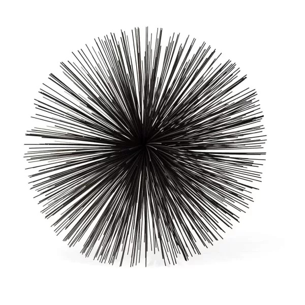 Pols Potten Prickle Kunstobjekt XXL - Schwarz, Seeigel-inspiriert, Moderner Retro-Look für Zuhause & Büro, Elegantes Design Pols Potten Prickle Kunstobjekt XXL - Schwarz, Seeigel-inspiriert, Moderner Retro-Look für Zuhause & Büro, Elegantes Design