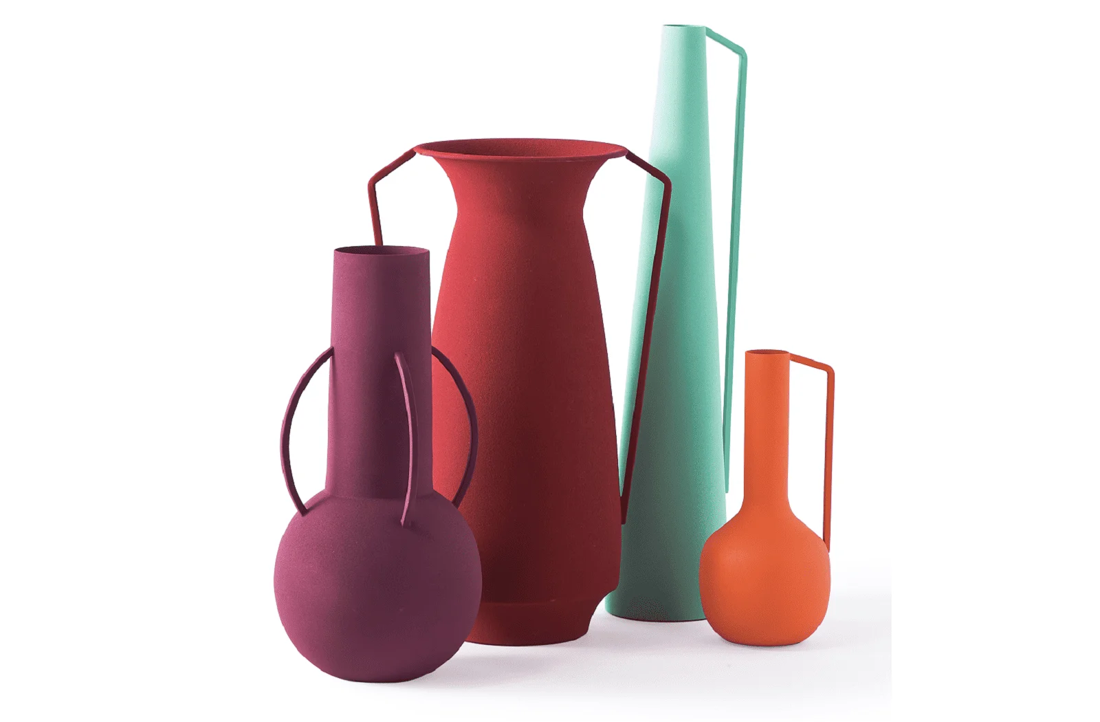 Pols Potten Roman Vasen Set 4 Stück - Handgefertigte Eisenvasen in modernen Farben, antik-inspiriert, dekorativ, nicht wasserbeständig Pols Potten Roman Vasen Set 4 Stück - Handgefertigte Eisenvasen in modernen Farben, antik-inspiriert, dekorativ, nicht wasserbeständig