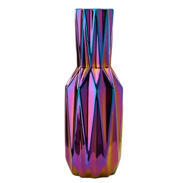 Pols Potten Oily Folds Vase Large - Exklusive Glasur, Elegante Form, Hochwertige Deko für stilvolle Räume, Kunstvolle Inneneinrichtung Pols Potten Oily Folds Vase Large - Exklusive Glasur, Elegante Form, Hochwertige Deko für stilvolle Räume, Kunstvolle Inneneinrichtung