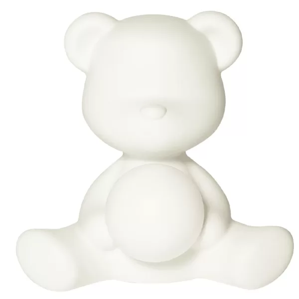 Qeeboo Teddy Girl LED Tischleuchte | Wiederaufladbar | Kabellos | Weiß | Design von Stefano Giovannoni | Dekorative Kinderlampe Qeeboo Teddy Girl LED Tischleuchte | Wiederaufladbar | Kabellos | Weiß | Design von Stefano Giovannoni | Dekorative Kinderlampe