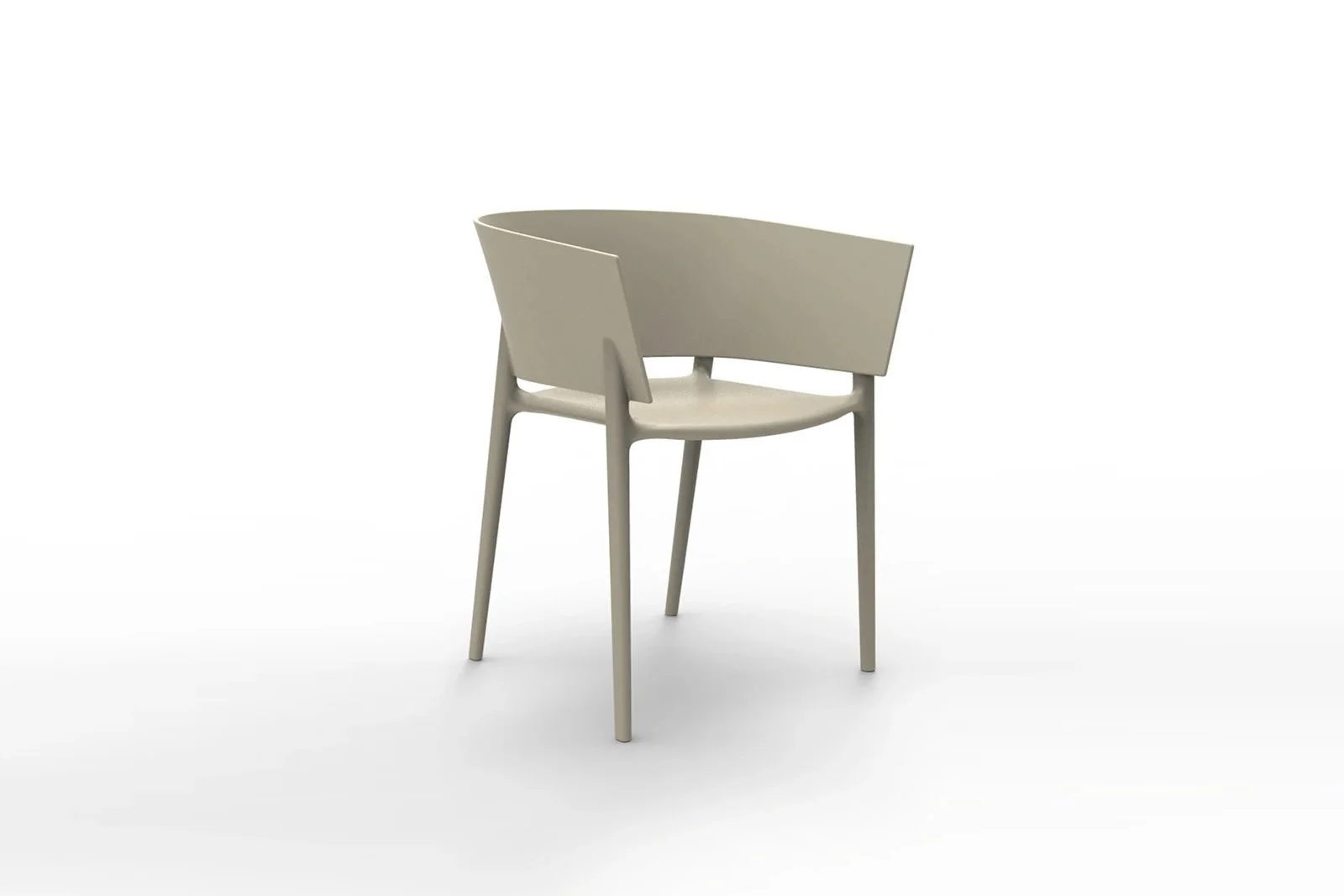 Vondom Africa Stuhl mit Armlehnen Ecru | Designer Sessel aus recyceltem Kunststoff | Modern, leicht & UV-stabil | 58x53x75 cm Vondom Africa Stuhl mit Armlehnen Ecru | Designer Sessel aus recyceltem Kunststoff | Modern, leicht & UV-stabil | 58x53x75 cm