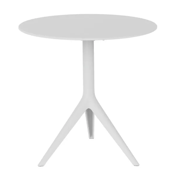 Vondom Mari-Sol Esstisch Ø100 cm, 73 cm hoch, Weiß – Designertisch für Innen & Außen, Aluminium mit Epoxidbeschichtung, von Eugeni Quitllet Vondom Mari-Sol Esstisch Ø100 cm, 73 cm hoch, Weiß – Designertisch für Innen & Außen, Aluminium mit Epoxidbeschichtung, von Eugeni Quitllet
