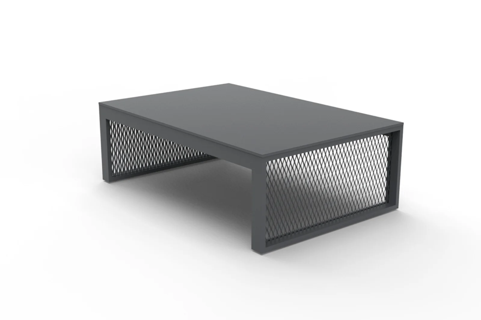 Vondom The Factory Couchtisch 120x80 cm - Industrie-Design, Traffic Grey, wetterbeständig, modern & vielseitig für Innen & Außen Vondom The Factory Couchtisch 120x80 cm - Industrie-Design, Traffic Grey, wetterbeständig, modern & vielseitig für Innen & Außen