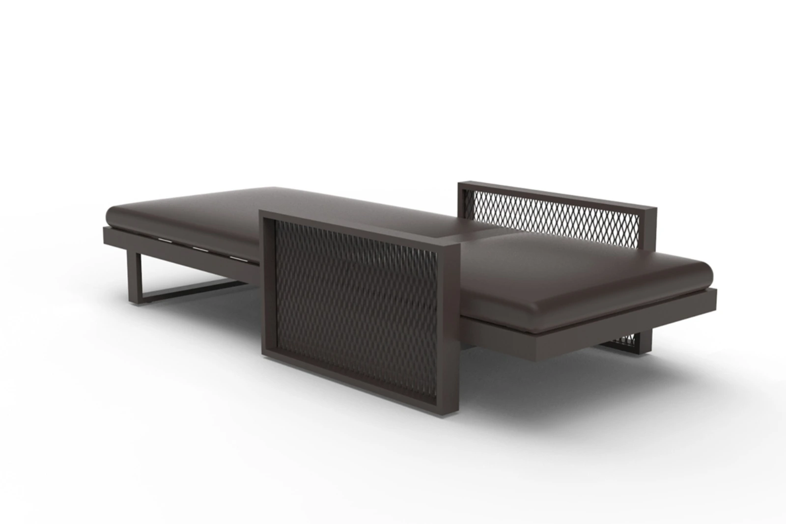 Vondom The Factory Sonnenliege Bronze Taupe - Ergonomisch, wetterfest, verstellbare Rückenlehne, hochwertiges Aluminium, luxuriöses Design Vondom The Factory Sonnenliege Bronze Taupe - Ergonomisch, wetterfest, verstellbare Rückenlehne, hochwertiges Aluminium, luxuriöses Design