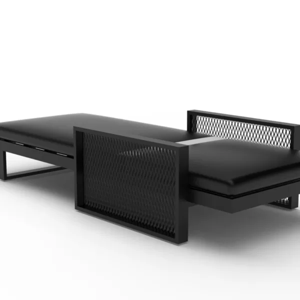 Vondom The Factory Sonnenliege Schwarz/Weiß – Ergonomisch, UV-beständig, Aluminiumprofil, elegantes Design für Outdoor-Entspannung Vondom The Factory Sonnenliege Schwarz/Weiß – Ergonomisch, UV-beständig, Aluminiumprofil, elegantes Design für Outdoor-Entspannung