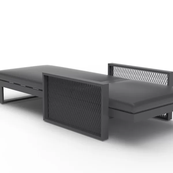 Vondom The Factory Sonnenliege Traffic Grey & Weiß – Ergonomisches Design, wetterfest, verstellbare Rückenlehne, luxuriös für Outdoor-Entspannung Vondom The Factory Sonnenliege Traffic Grey & Weiß – Ergonomisches Design, wetterfest, verstellbare Rückenlehne, luxuriös für Outdoor-Entspannung