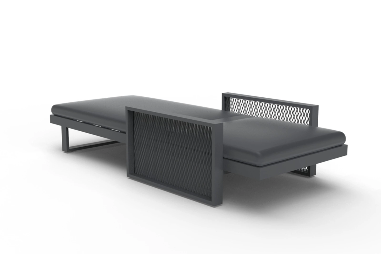 Vondom The Factory Sonnenliege Traffic Grey & Weiß – Ergonomisches Design, wetterfest, verstellbare Rückenlehne, luxuriös für Outdoor-Entspannung Vondom The Factory Sonnenliege Traffic Grey & Weiß – Ergonomisches Design, wetterfest, verstellbare Rückenlehne, luxuriös für Outdoor-Entspannung