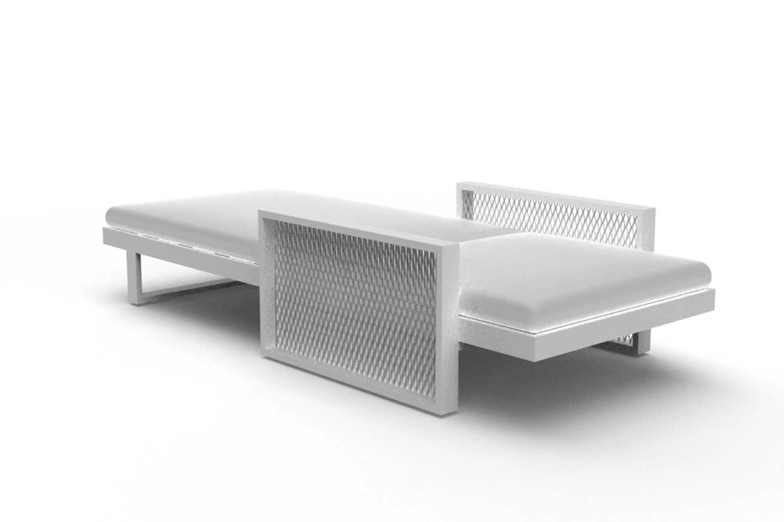 Vondom The Factory Sonnenliege Weiß/Taupe – Ergonomisch, wetterfest, Aluminium, stilvolles Design für Outdoor, komfortabel & langlebig Vondom The Factory Sonnenliege Weiß/Taupe – Ergonomisch, wetterfest, Aluminium, stilvolles Design für Outdoor, komfortabel & langlebig