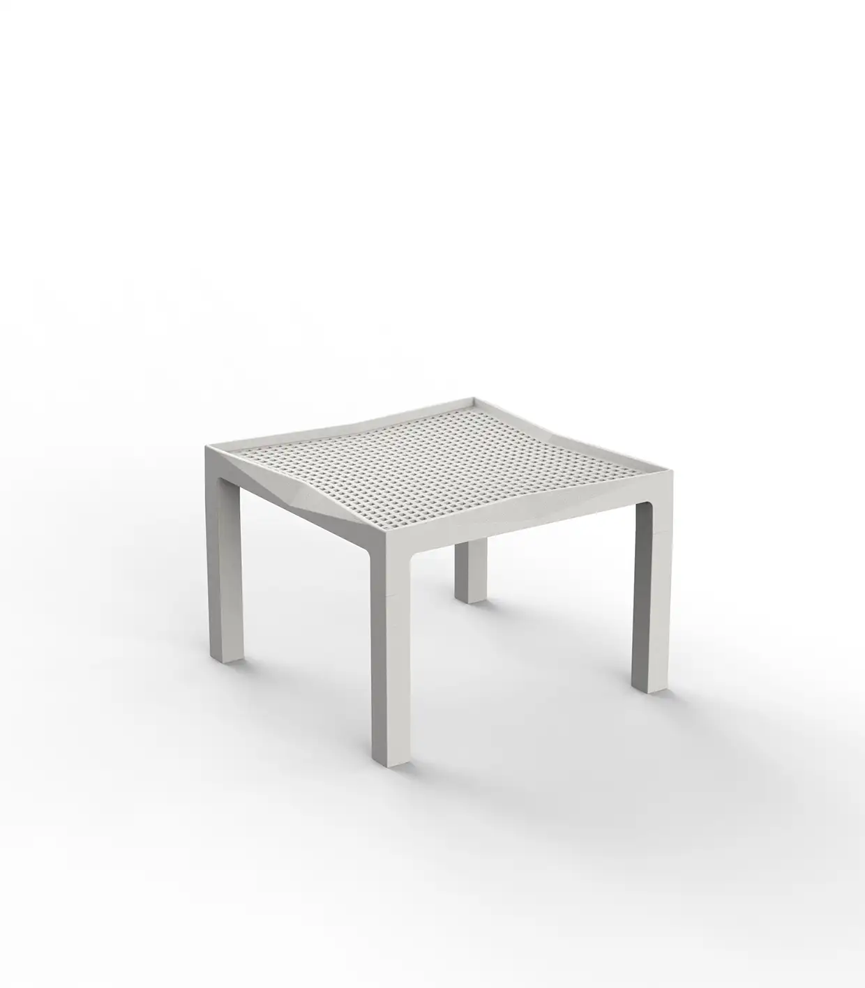 Vondom Voxel Beistelltisch Ecru – Moderner, geometrischer Tisch von Karim Rashid, 28 cm hoch, wetterbeständig, elegantes Design für jeden Raum Vondom Voxel Beistelltisch Ecru – Moderner, geometrischer Tisch von Karim Rashid, 28 cm hoch, wetterbeständig, elegantes Design für jeden Raum