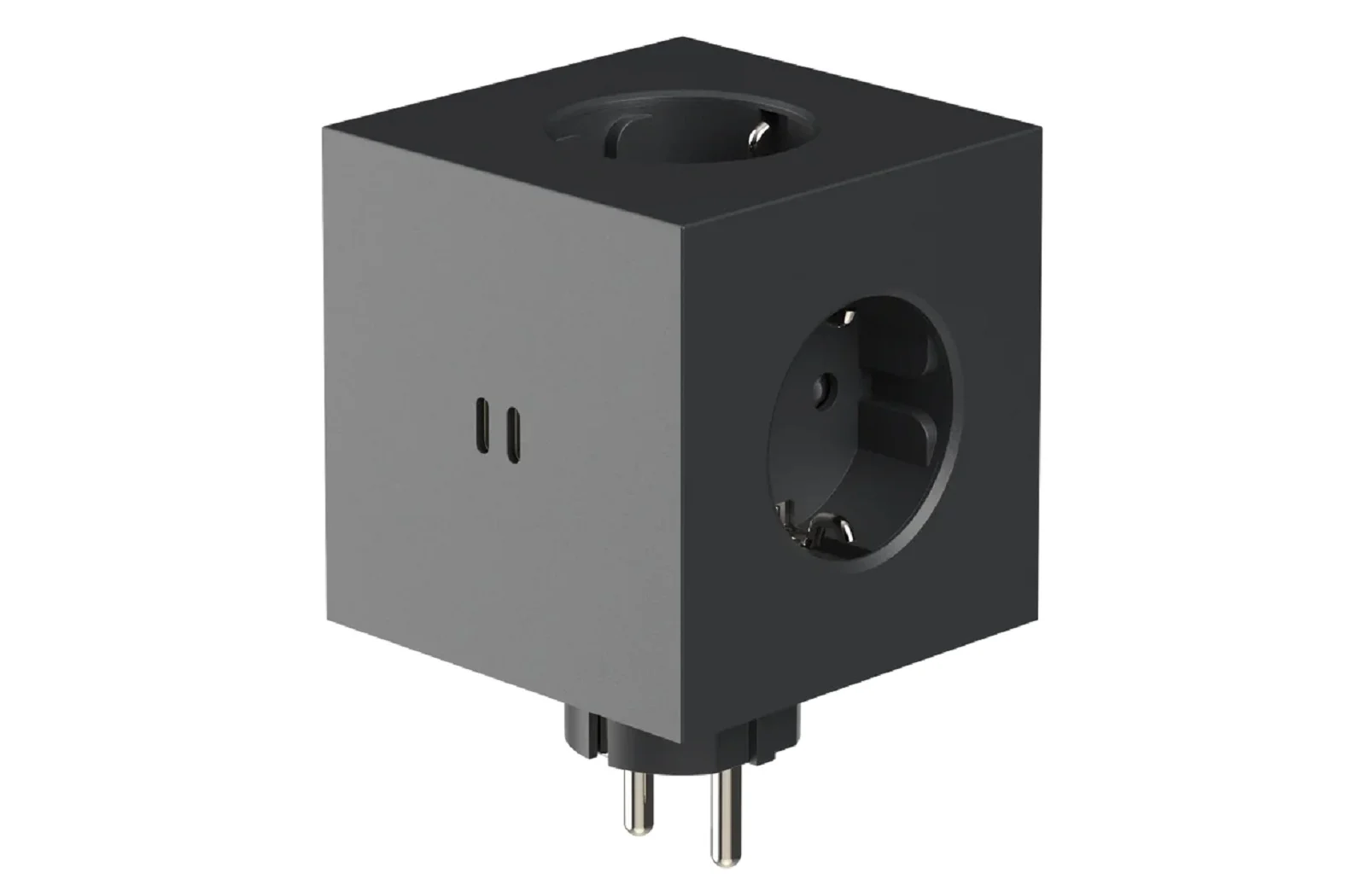Avolt Square 2 USB-C Mehrfachsteckdose | 3 Schuko-Steckdosen | 2x USB-C 30W | Minimalistisch | Stockholm Black Avolt Square 2 USB-C Mehrfachsteckdose | 3 Schuko-Steckdosen | 2x USB-C 30W | Minimalistisch | Stockholm Black