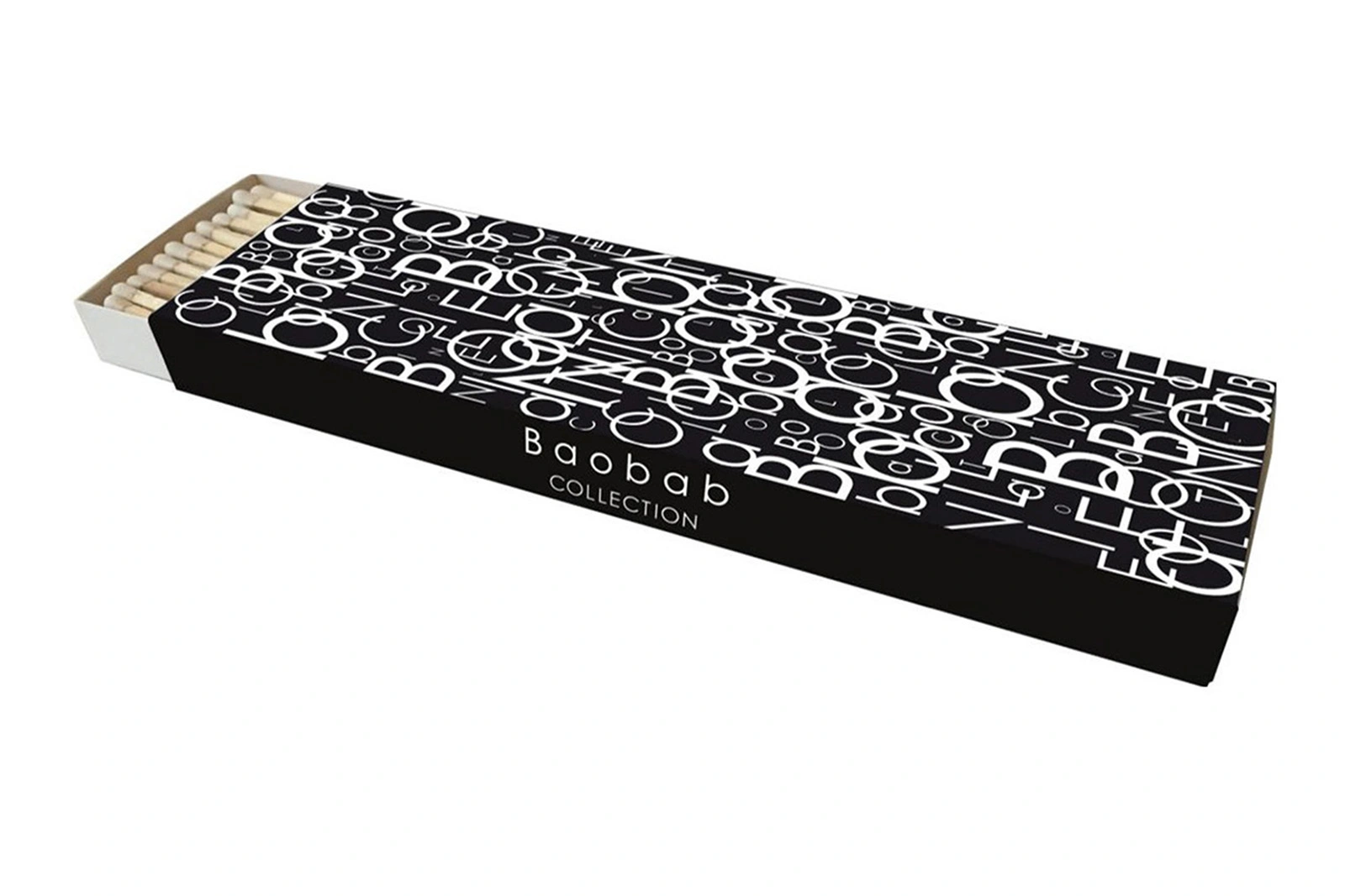 Baobab Streichhölzer mit Muster | Dekorative Holzstreichhölzer für stilvolle Akzente | 20 cm lang, ideal für Kerzen und Kamine Baobab Streichhölzer mit Muster | Dekorative Holzstreichhölzer für stilvolle Akzente | 20 cm lang, ideal für Kerzen und Kamine