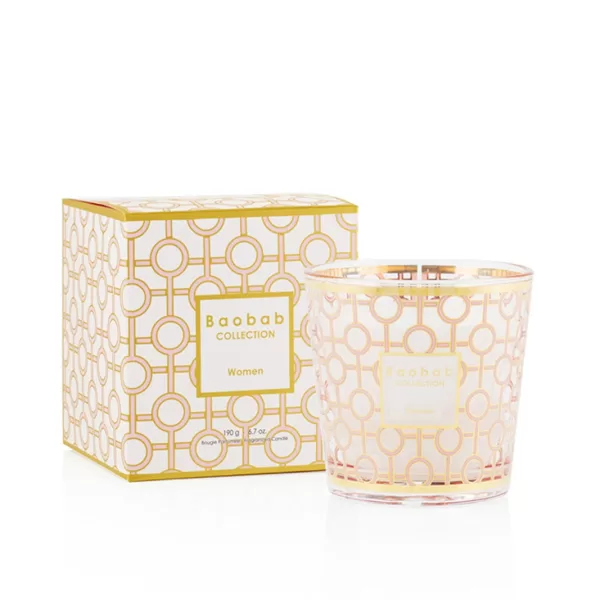 Baobab Women My First Baobab Duftkerze Max One - Geranie, Rose, Moschus, Handgemalt, 30 Std Brenndauer, Geschenktasche gratis Baobab Women My First Baobab Duftkerze Max One - Geranie, Rose, Moschus, Handgemalt, 30 Std Brenndauer, Geschenktasche gratis