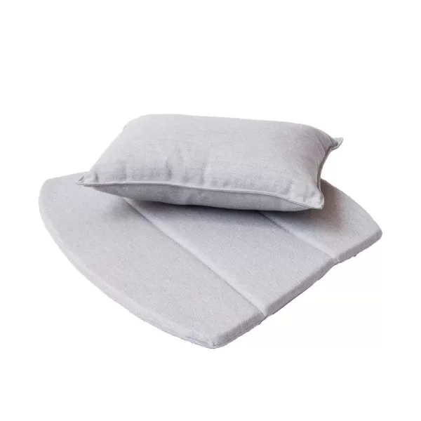 Cane-line Breeze Kissensatz für Loungesessel - Light Grey Natté, komfortable Kissen für Garten & Terrasse, hochwertiges Design von Strand+Hvass Cane-line Breeze Kissensatz für Loungesessel - Light Grey Natté, komfortable Kissen für Garten & Terrasse, hochwertiges Design von Strand+Hvass