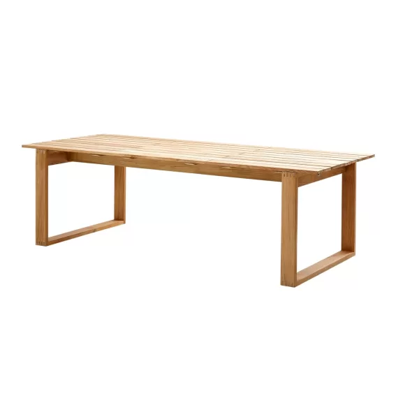 Cane-line Endless Esstisch 240x100 cm aus nachhaltigem Teakholz, modernes Design, robust & langlebig, ideal für den Außenbereich Cane-line Endless Esstisch 240x100 cm aus nachhaltigem Teakholz, modernes Design, robust & langlebig, ideal für den Außenbereich