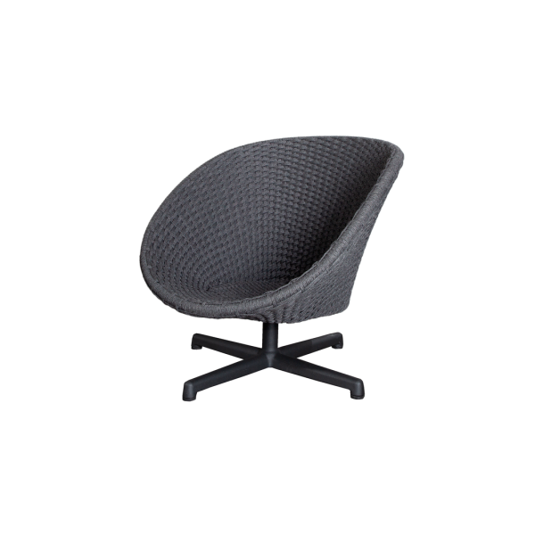 Cane-line Peacock Loungesessel drehbar - Komfortabler, wetterfester Sessel für Außenbereich, modernes Design, pflegeleicht, verschiedene Farben verfügbar Cane-line Peacock Loungesessel drehbar - Komfortabler, wetterfester Sessel für Außenbereich, modernes Design, pflegeleicht, verschiedene Farben verfügbar