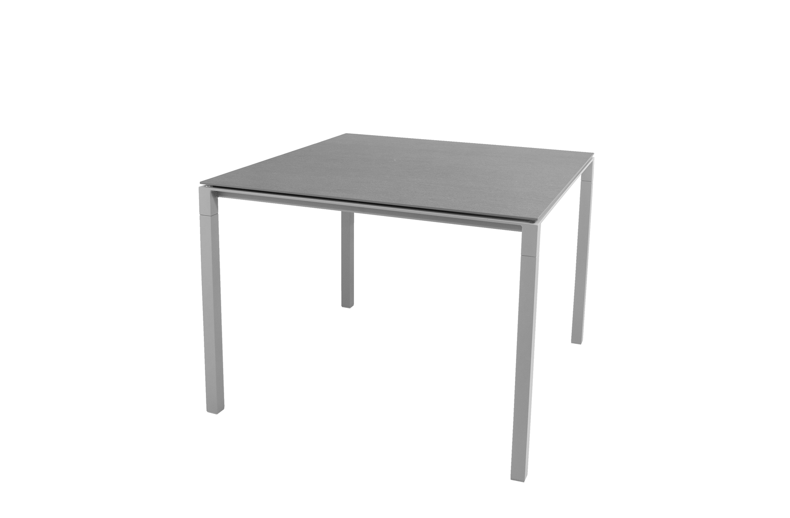 Cane-line Pure Esstisch 100x100 cm | Aluminium & Keramik | Leichtgrau-Basalt | Modern & UV-beständig für Außenbereich Cane-line Pure Esstisch 100x100 cm | Aluminium & Keramik | Leichtgrau-Basalt | Modern & UV-beständig für Außenbereich