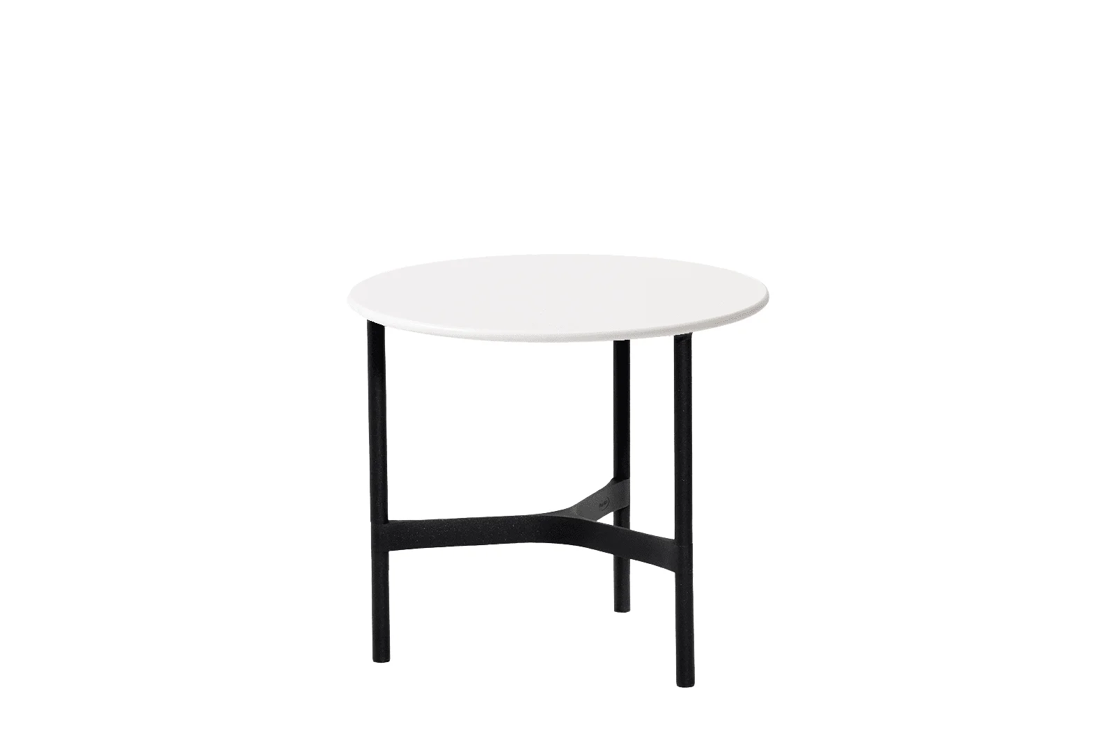 Cane-line Twist Couchtisch 45 cm Ø Lava Grey | Eleganter Beistelltisch für Innen & Außen | HI-Core von byKATO Cane-line Twist Couchtisch 45 cm Ø Lava Grey | Eleganter Beistelltisch für Innen & Außen | HI-Core von byKATO