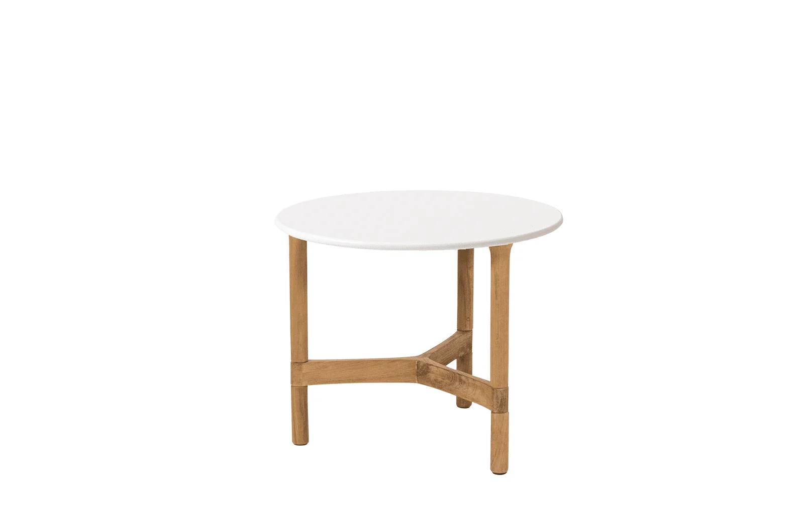 Cane-line Twist Couchtisch Ø 45 cm – Teak & HI-Core | Eleganter Beistelltisch für Innen & Außen, Design byKATO Cane-line Twist Couchtisch Ø 45 cm – Teak & HI-Core | Eleganter Beistelltisch für Innen & Außen, Design byKATO