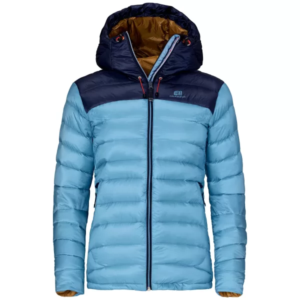 Elevenate Agile Daunenjacke Damen M - Nordic Blue, 750 cuin Isolierung, 100% recyceltes Polyamid, DWR, regulierbare Kapuze, isolierte Taschen Elevenate Agile Daunenjacke Damen M - Nordic Blue, 750 cuin Isolierung, 100% recyceltes Polyamid, DWR, regulierbare Kapuze, isolierte Taschen