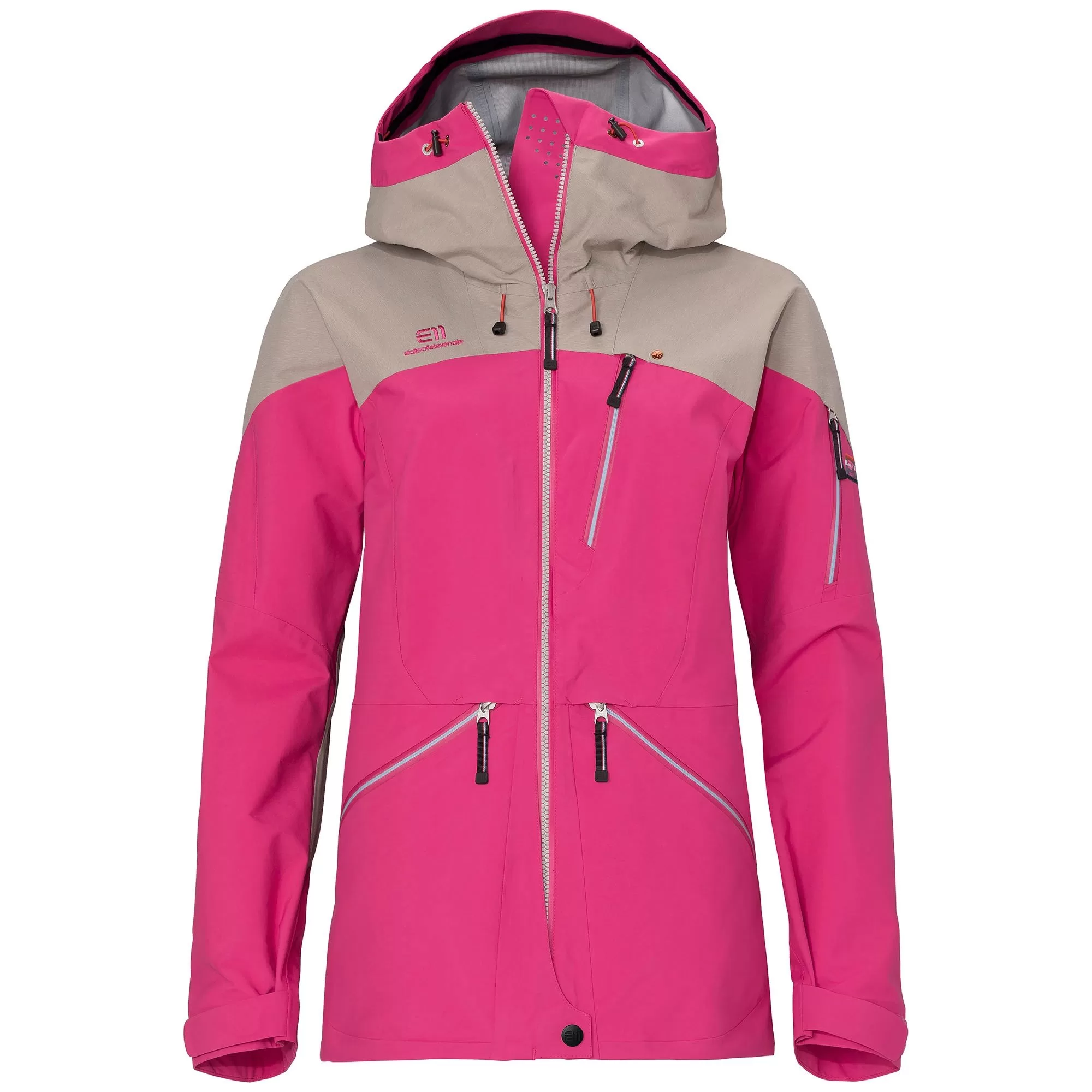 Elevenate Backside Hardshelljacke Damen M - Rich Pink, 3-lagig, wasserdicht, atmungsaktiv, nachhaltig, ideal für Freeskiing & Freeride. Elevenate Backside Hardshelljacke Damen M - Rich Pink, 3-lagig, wasserdicht, atmungsaktiv, nachhaltig, ideal für Freeskiing & Freeride.