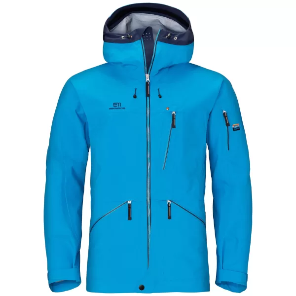 ELEVENATE Backside Hardshelljacke Herren L - Active Blue, 3-lagig, wasserdicht, atmungsaktiv, 60% recycelte Materialien, Freeride Skijacke ELEVENATE Backside Hardshelljacke Herren L - Active Blue, 3-lagig, wasserdicht, atmungsaktiv, 60% recycelte Materialien, Freeride Skijacke