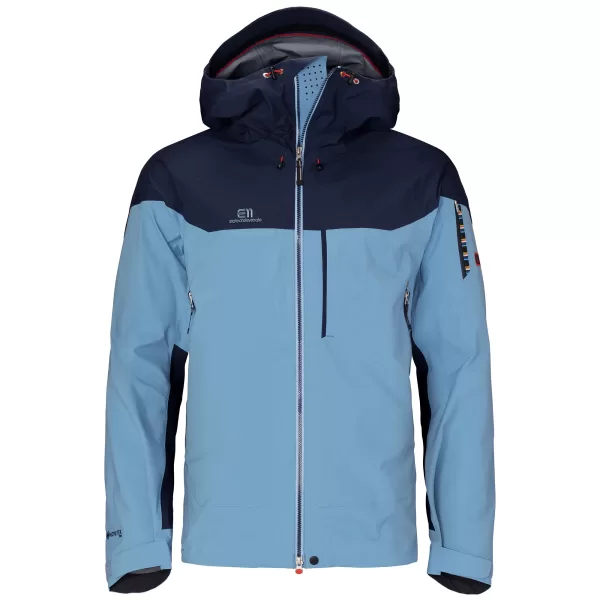 ELEVENATE Bec de Rosses Herren Hardshelljacke L, Nordic Blue - 3-lagiges Gore-Tex Pro, atmungsaktiv, wetterfest, ideal für Ski & Bergtouren ELEVENATE Bec de Rosses Herren Hardshelljacke L, Nordic Blue - 3-lagiges Gore-Tex Pro, atmungsaktiv, wetterfest, ideal für Ski & Bergtouren