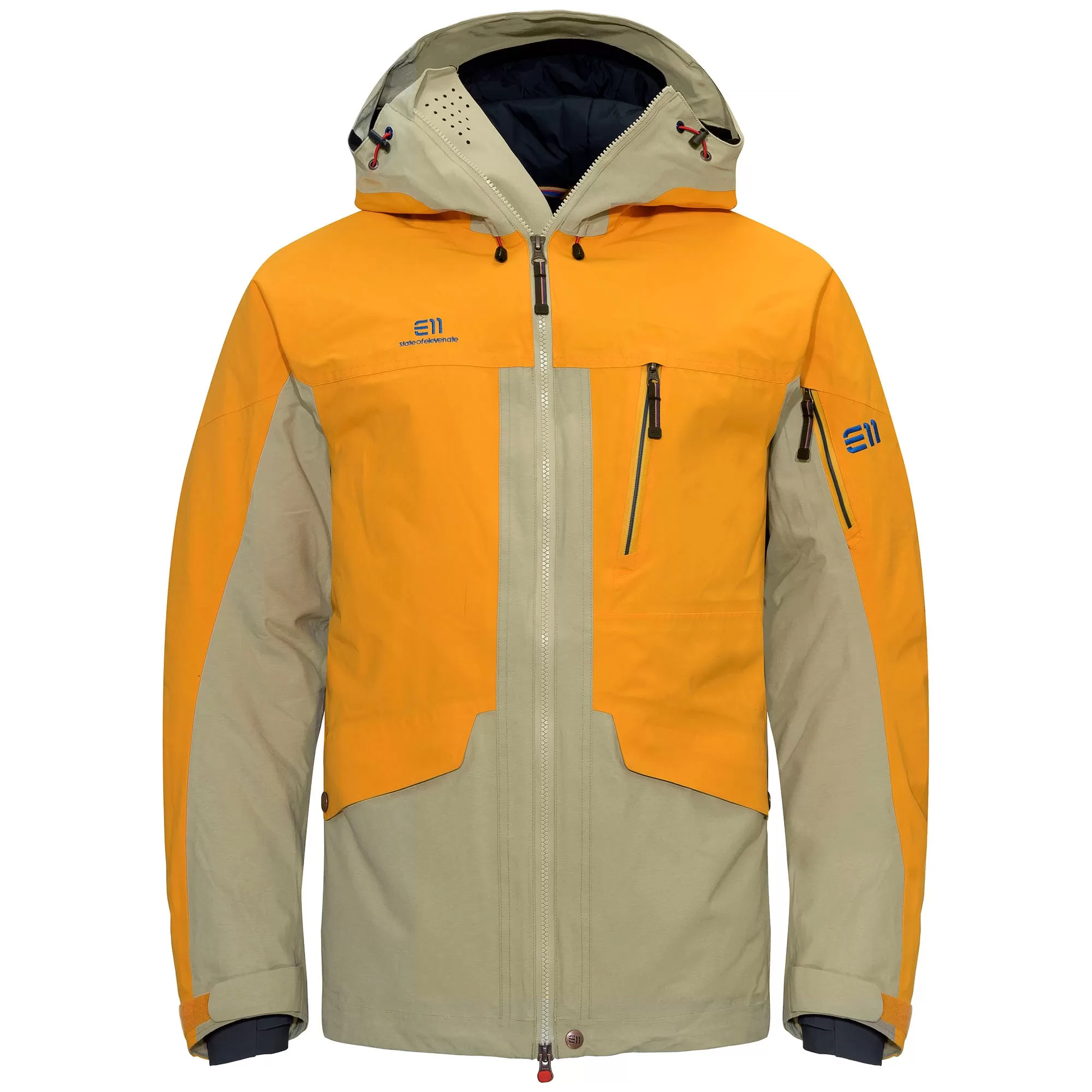 Elevenate Brevent Hardshelljacke Herren L - Catmium Yellow, 2-lagig, wasserfest, atmungsaktiv, PFC-frei, nachhaltig, ideal für Skifahren Elevenate Brevent Hardshelljacke Herren L - Catmium Yellow, 2-lagig, wasserfest, atmungsaktiv, PFC-frei, nachhaltig, ideal für Skifahren